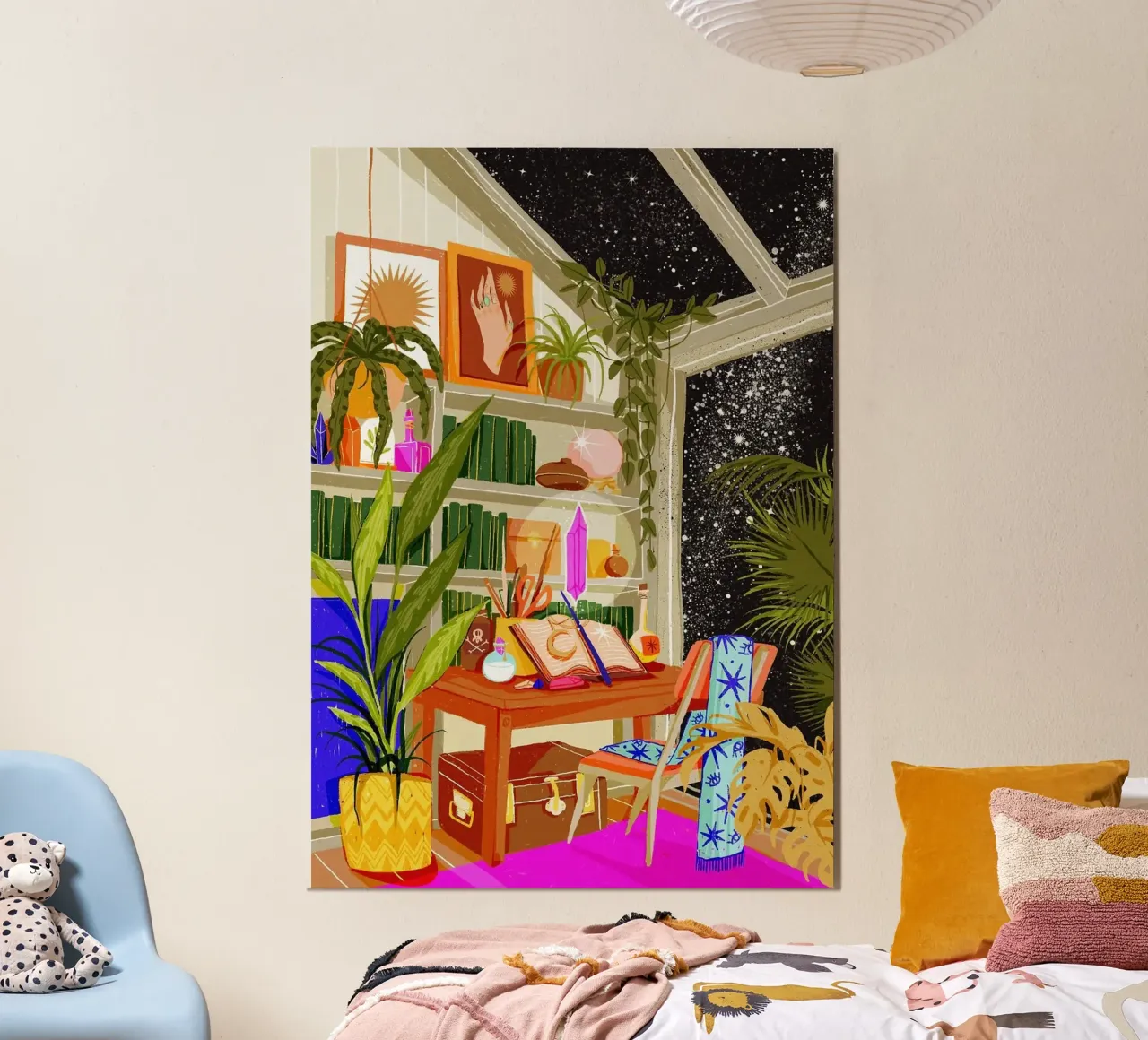 bookshelves poster by John C Labut