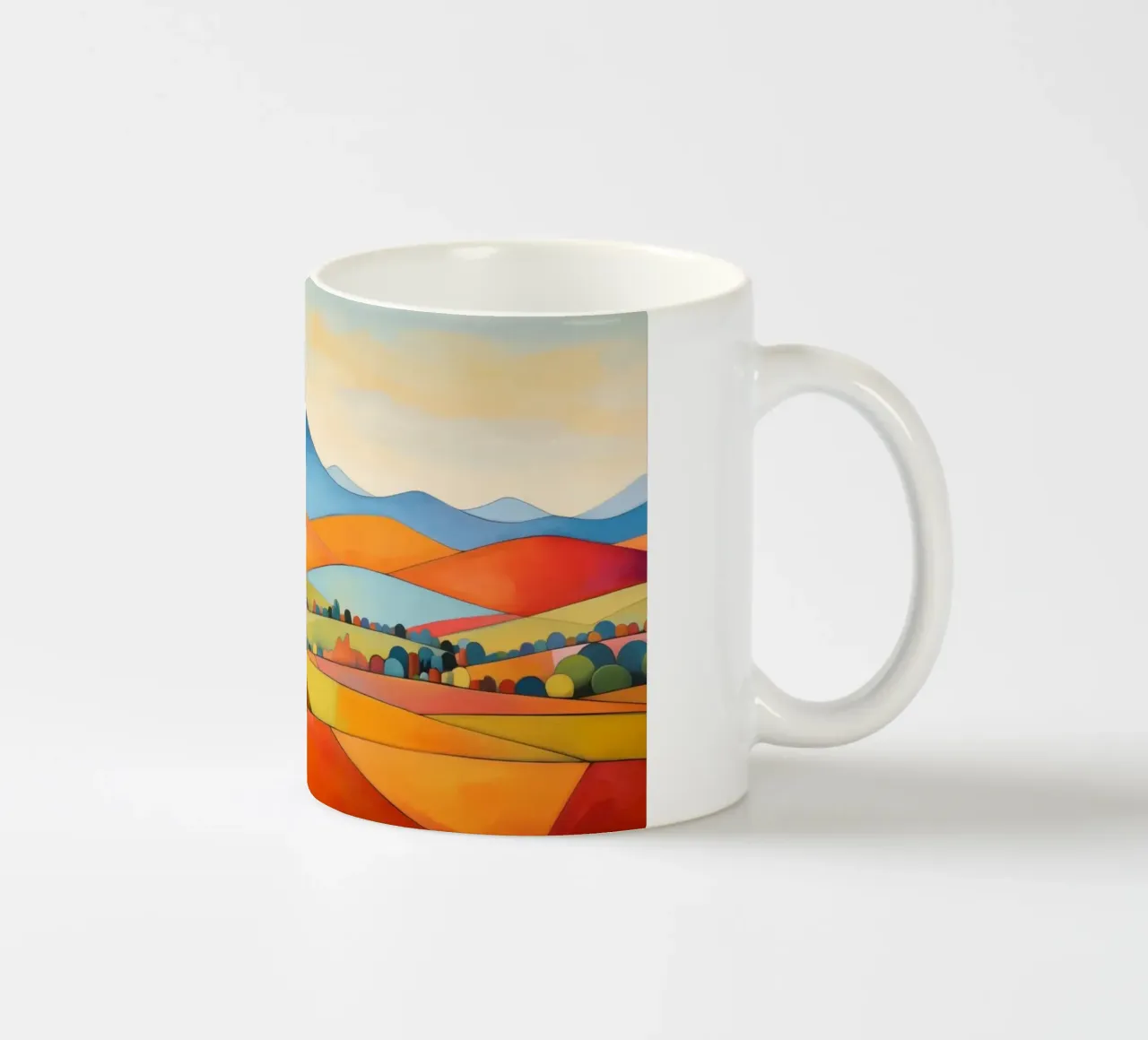 Paesaggio colorato tazza in ceramica da Imagine