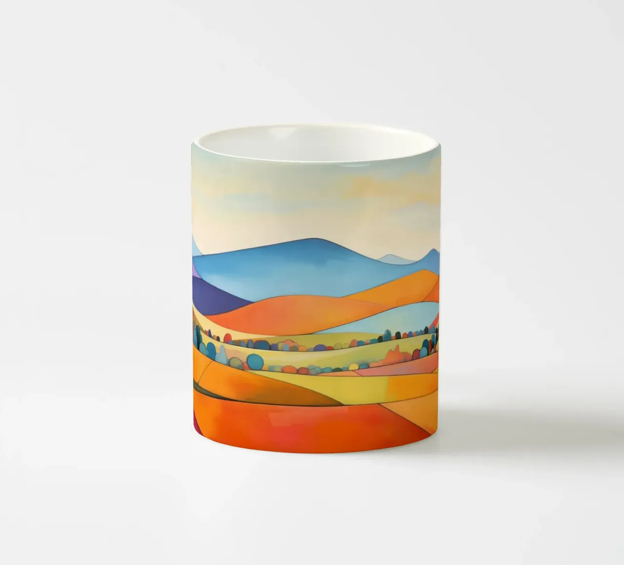 Paesaggio colorato tazza in ceramica da Imagine
