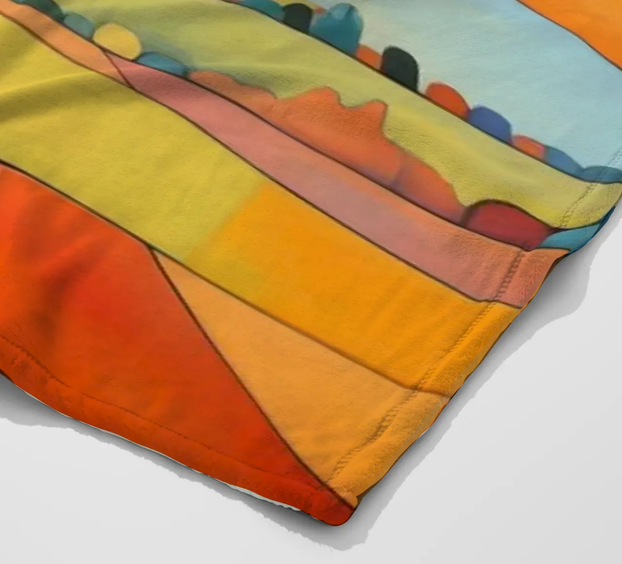 Paesaggio colorato coperta in pile da Imagine