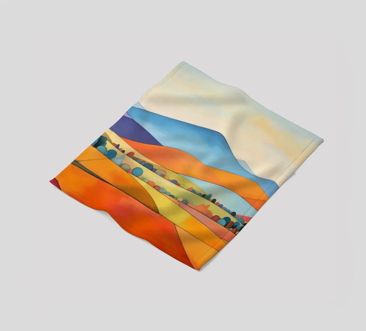 Paesaggio colorato coperta in pile da Imagine