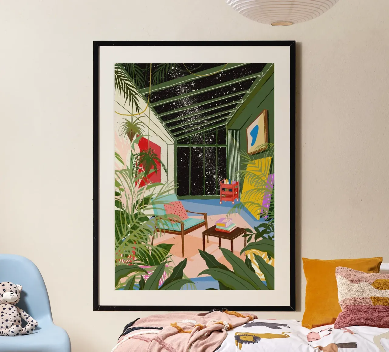 cielo stellato poster da John C Labut