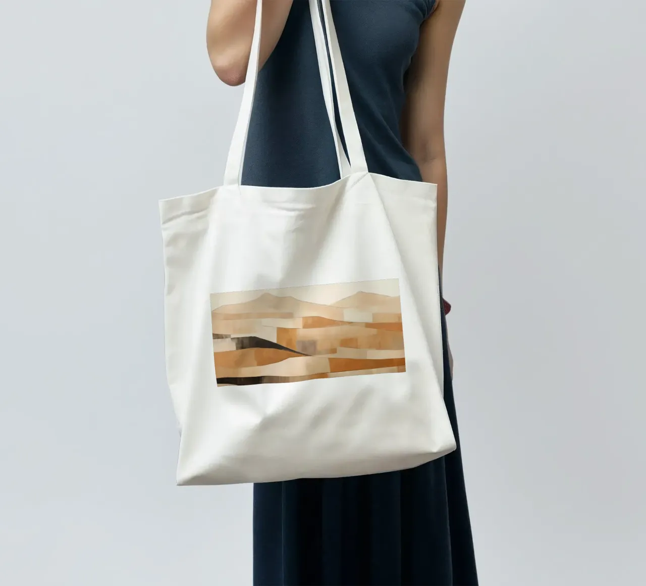 Colline in marrone borsa in juta da Imagine