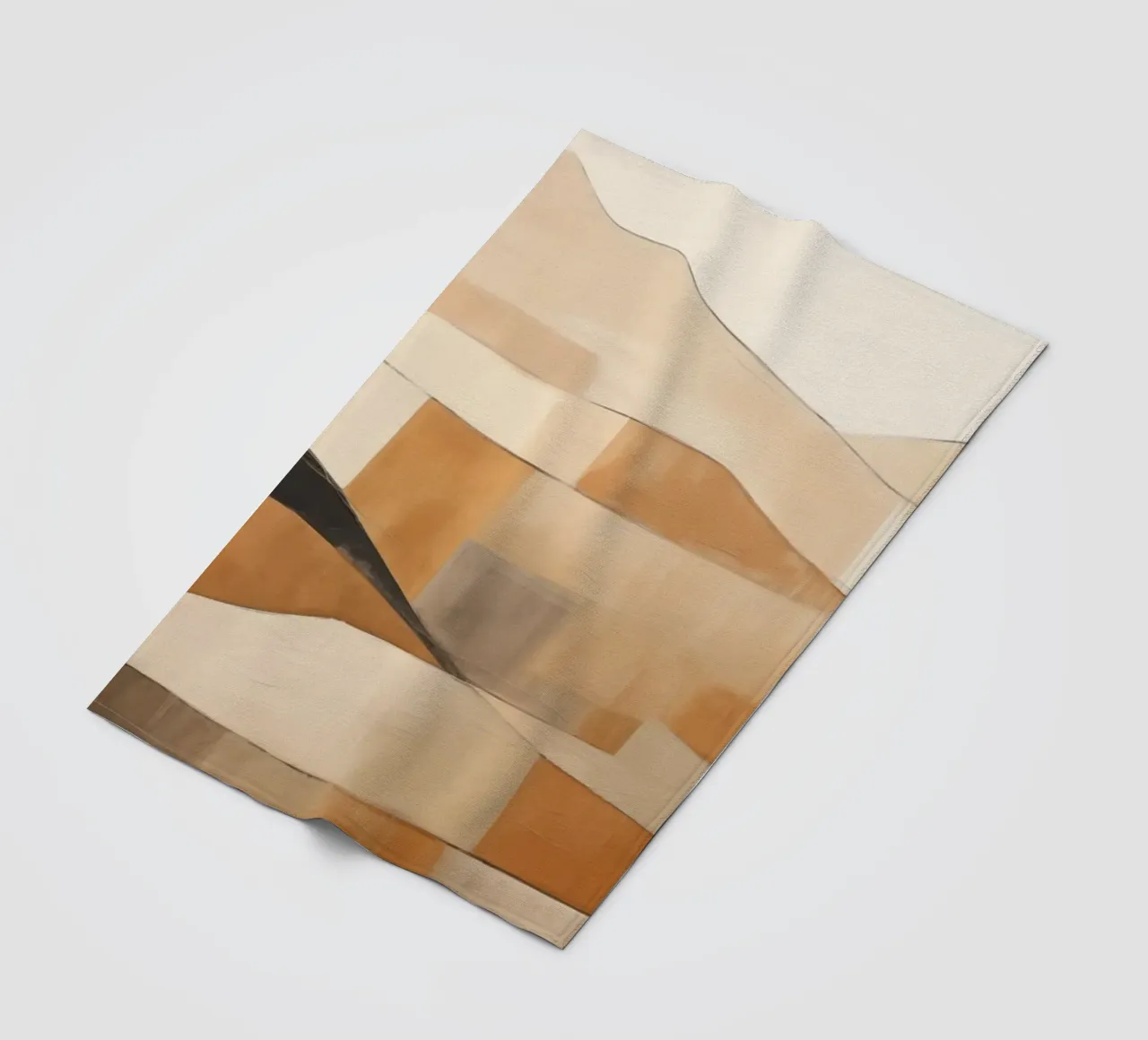 Colline in marrone coperta in pile da Imagine