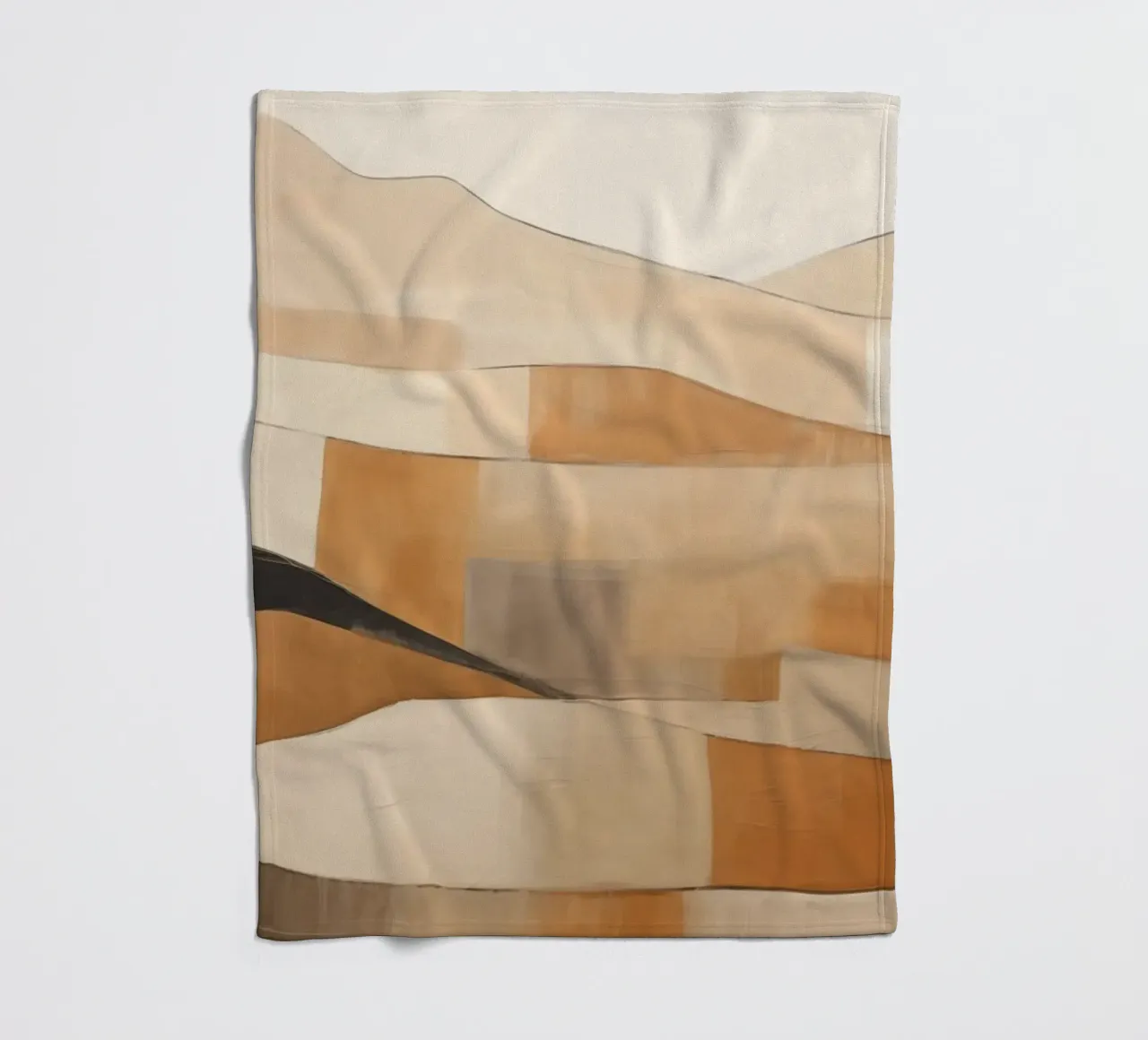 Colline in marrone coperta in pile da Imagine