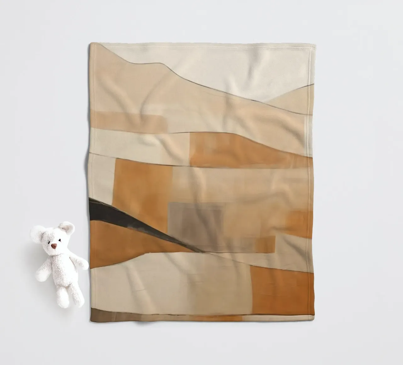 Colline in marrone coperta in pile da Imagine