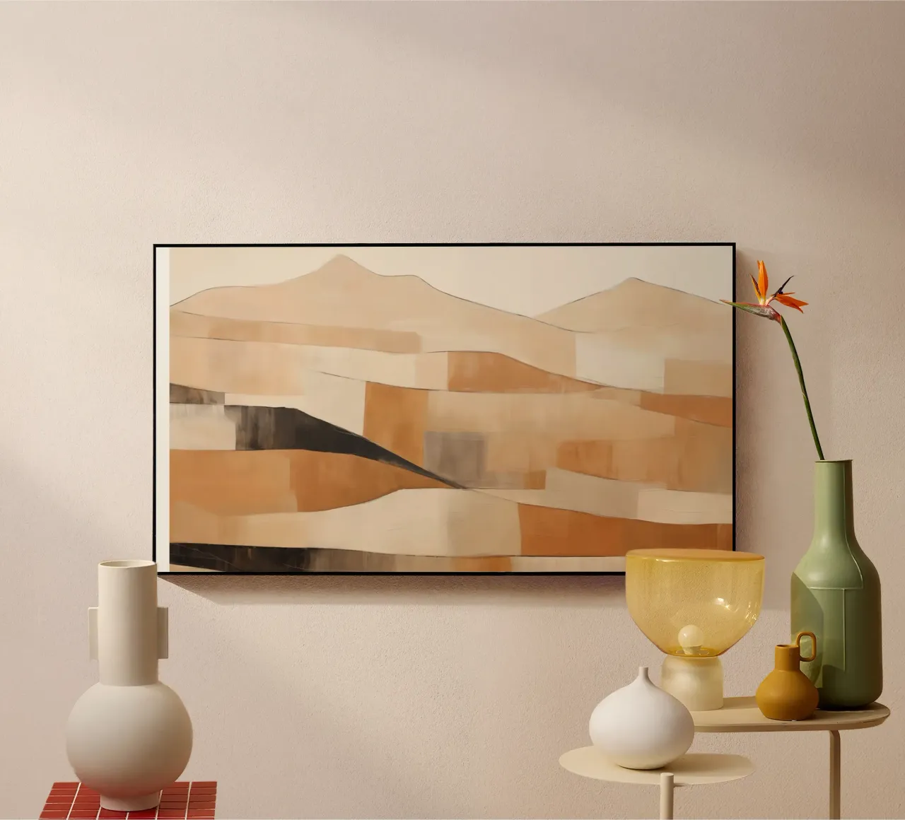 Colline in marrone plexiglass da Imagine