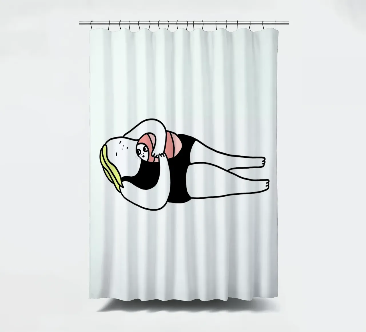 Atem shower curtain by Herzette