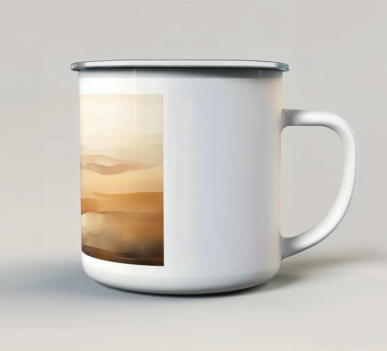 Paesaggio astratto tazza in smalto da Imagine