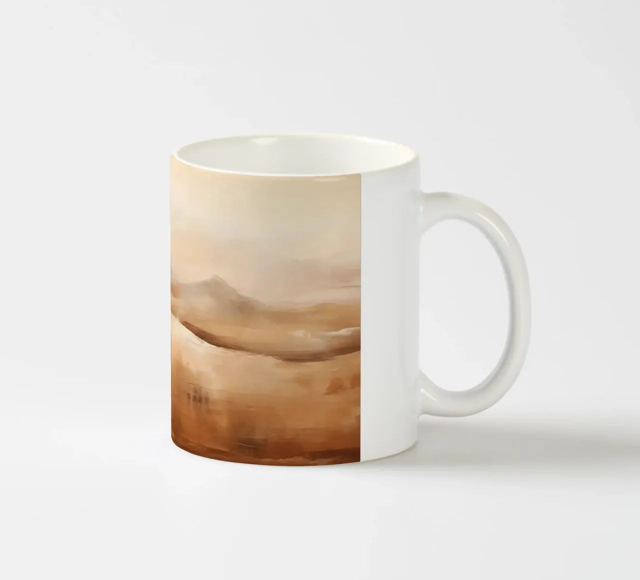 Paesaggio marrone tazza in ceramica da Imagine