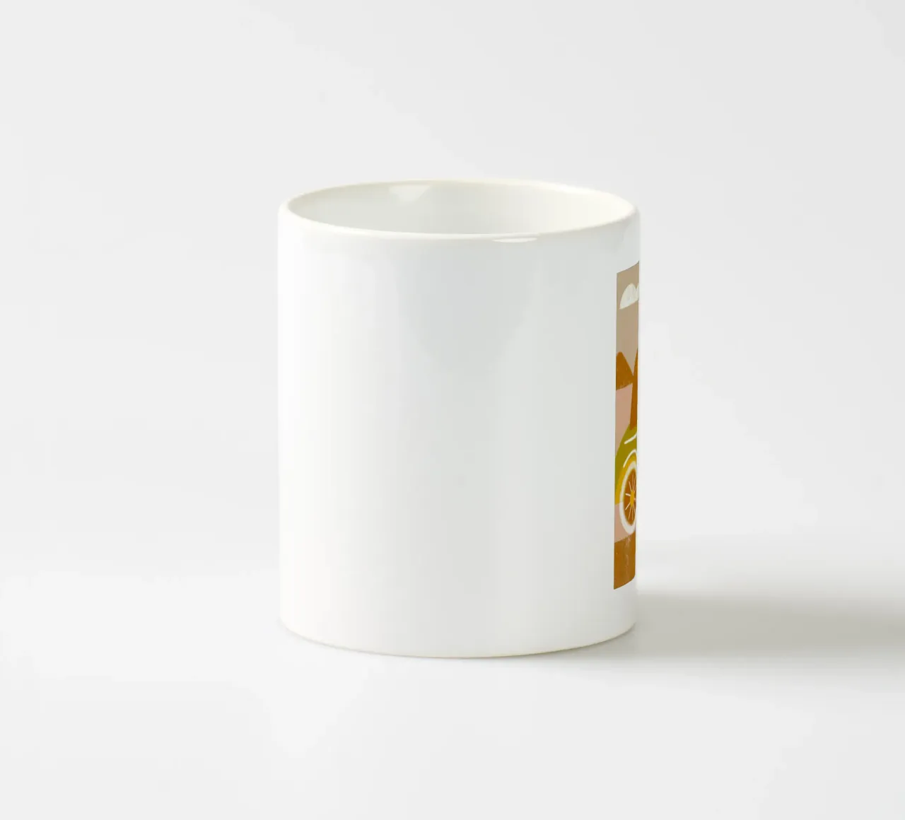 Auto con orso e cane tazza in ceramica da THE LATEST SHOP