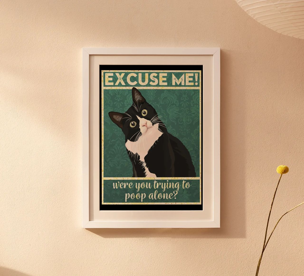 cat humor quote text eyes black and white cat whiskers hahnemühle by Daniel Medina