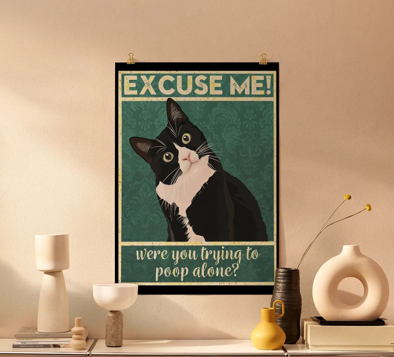 cat humor quote text eyes black and white cat whiskers hahnemühle by Daniel Medina