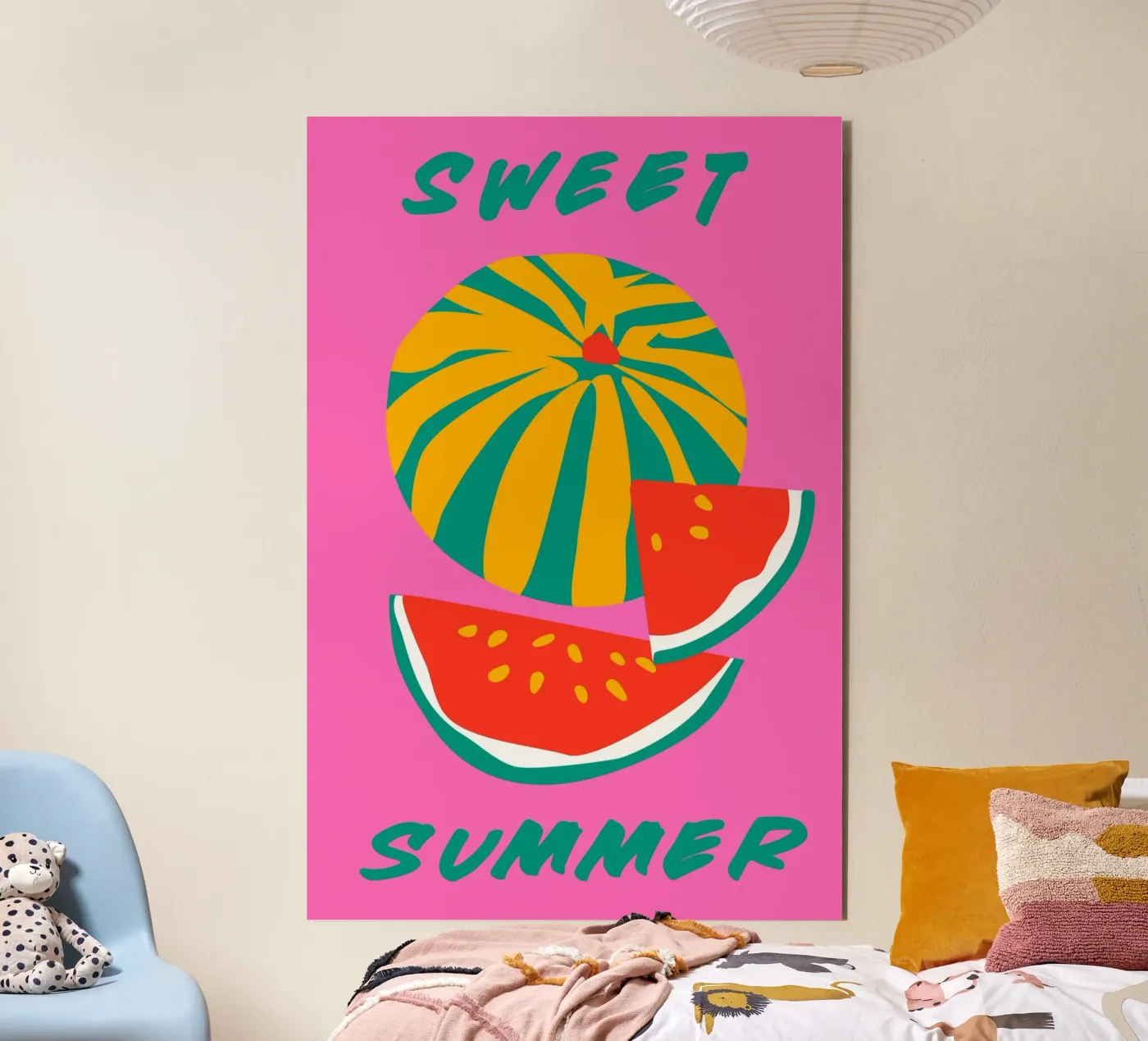 watermelon alluminio dibond da Mariery Young