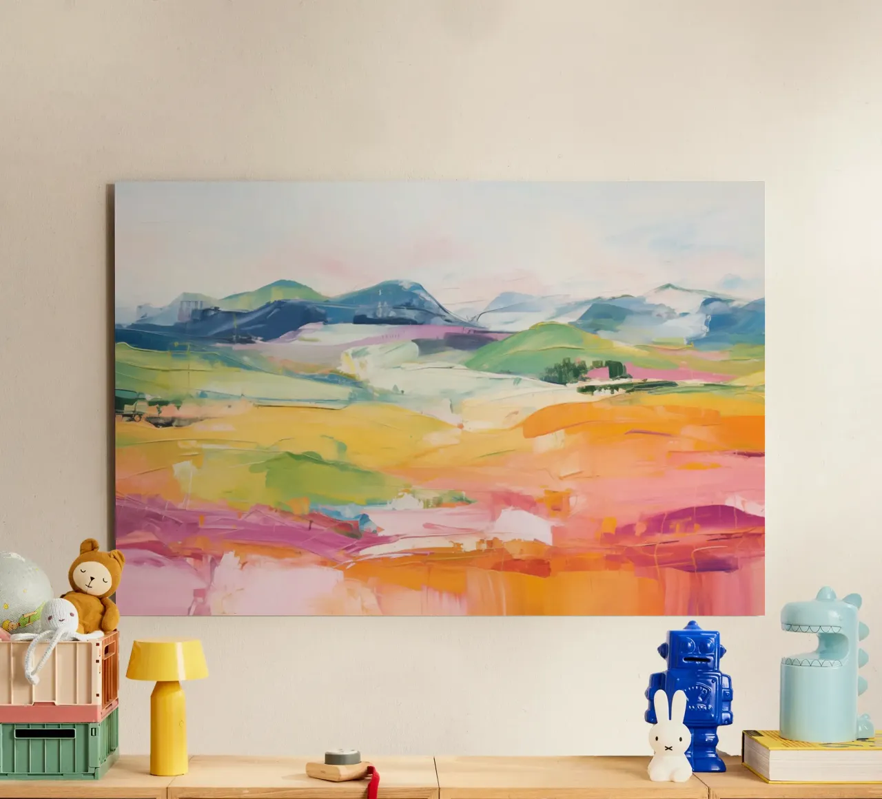 Paesaggio colorato alluminio dibond da Imagine