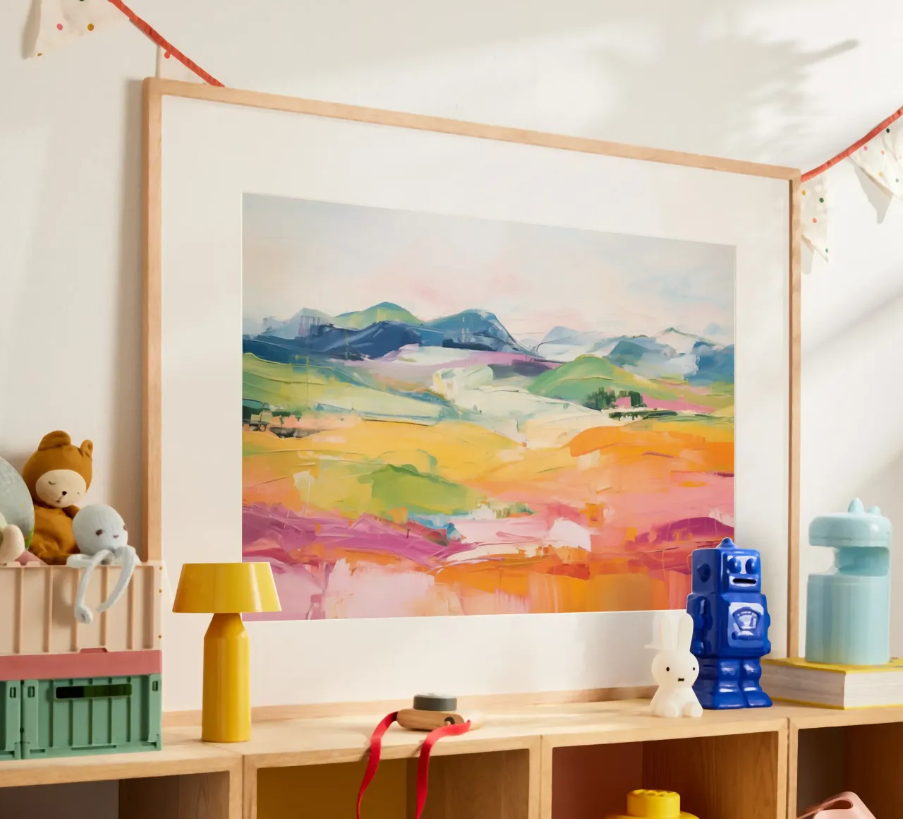 Paesaggio colorato poster da Imagine