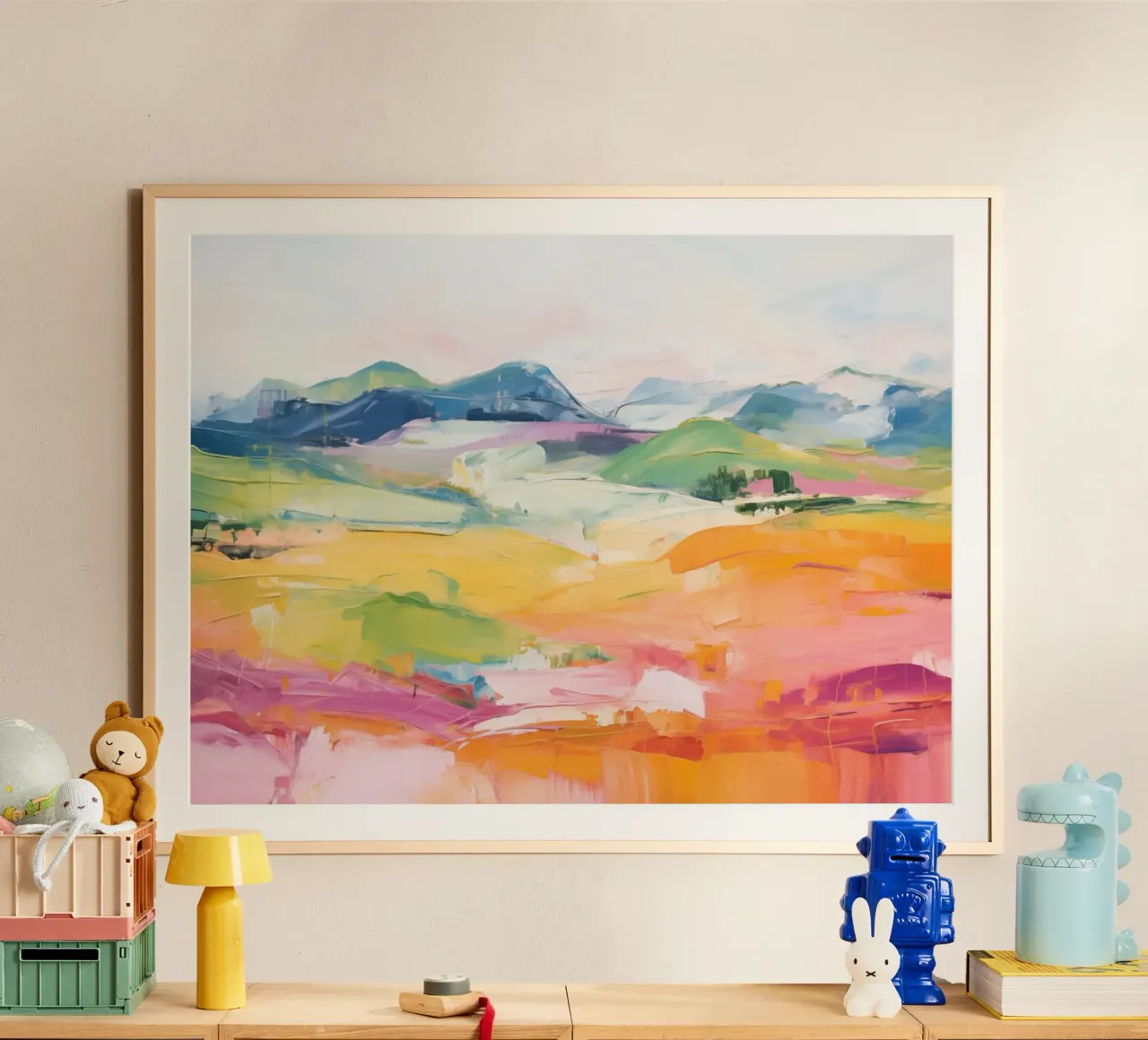 Paesaggio colorato poster da Imagine