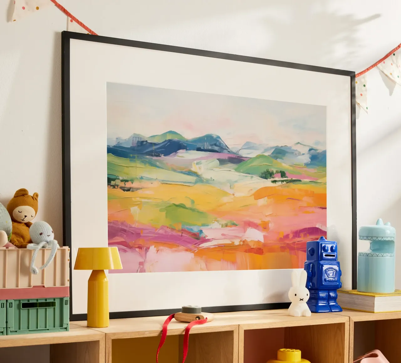 Paesaggio colorato poster da Imagine