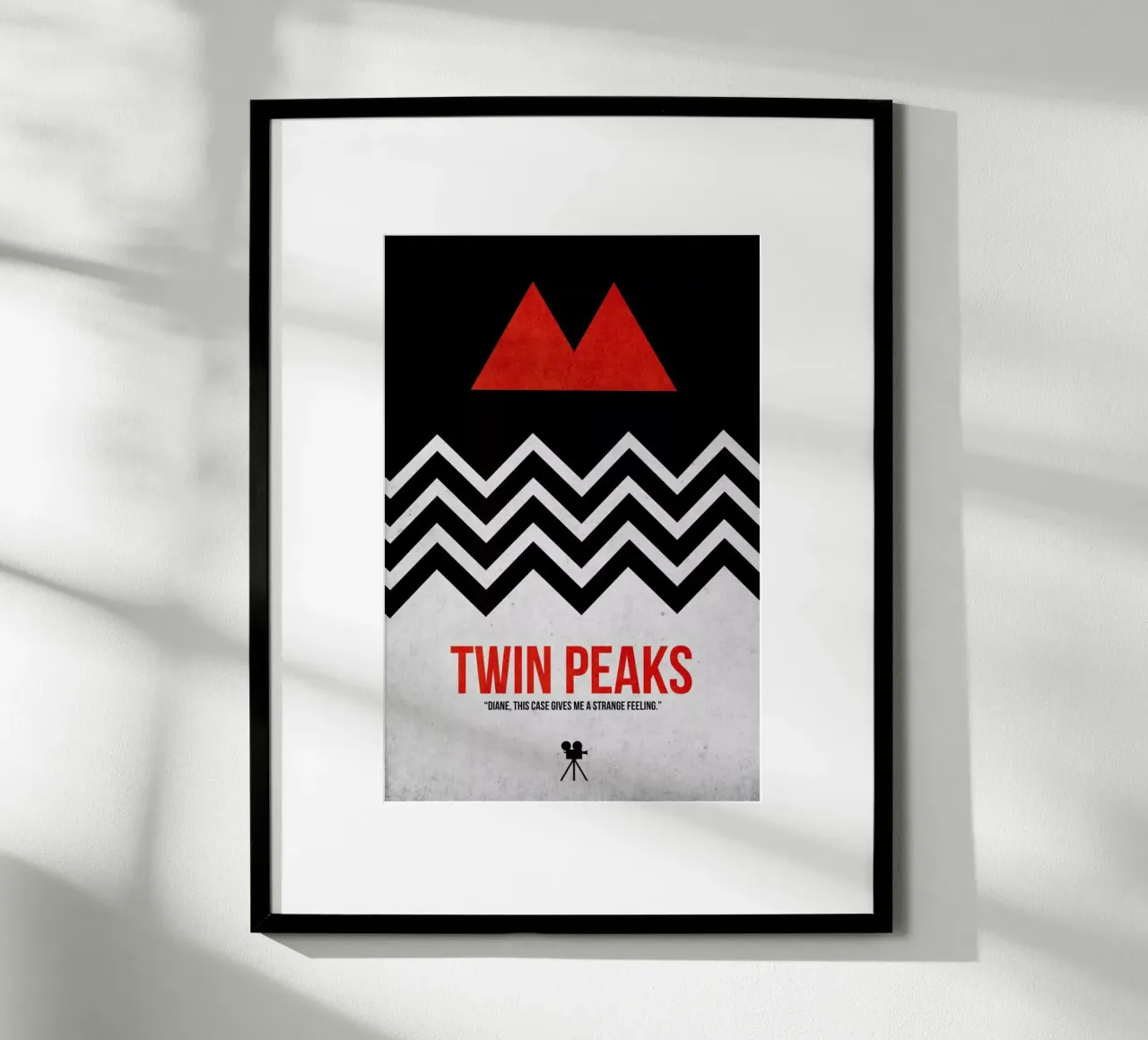 Twin Peaks poster con telaio in legno da Naxart