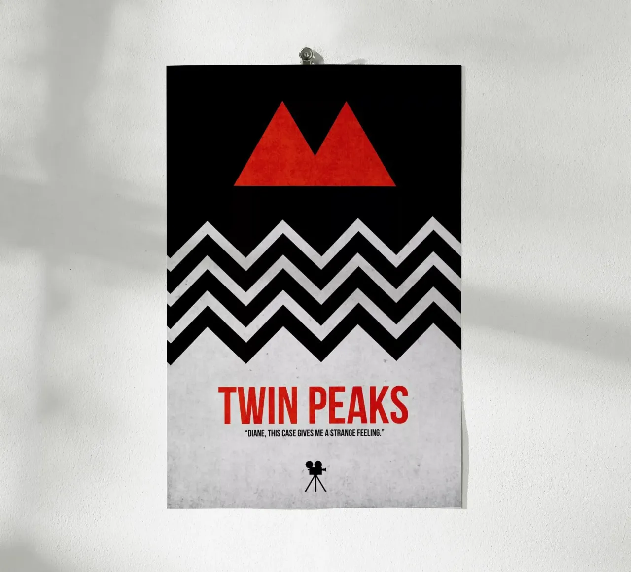 Twin Peaks poster con telaio in legno da Naxart
