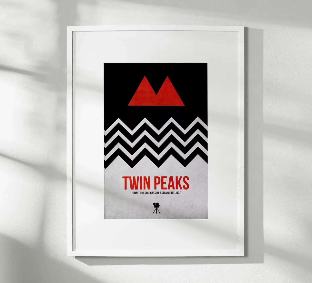 Twin Peaks poster con telaio in legno da Naxart