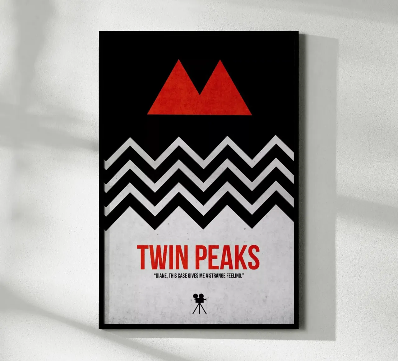 Twin Peaks poster con telaio in legno da Naxart
