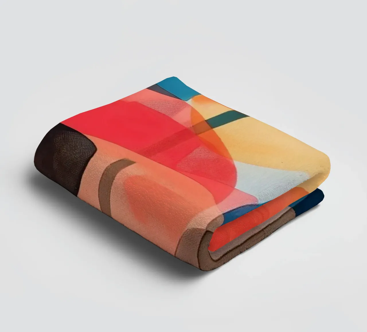 Abstract poppies towel by Imagine