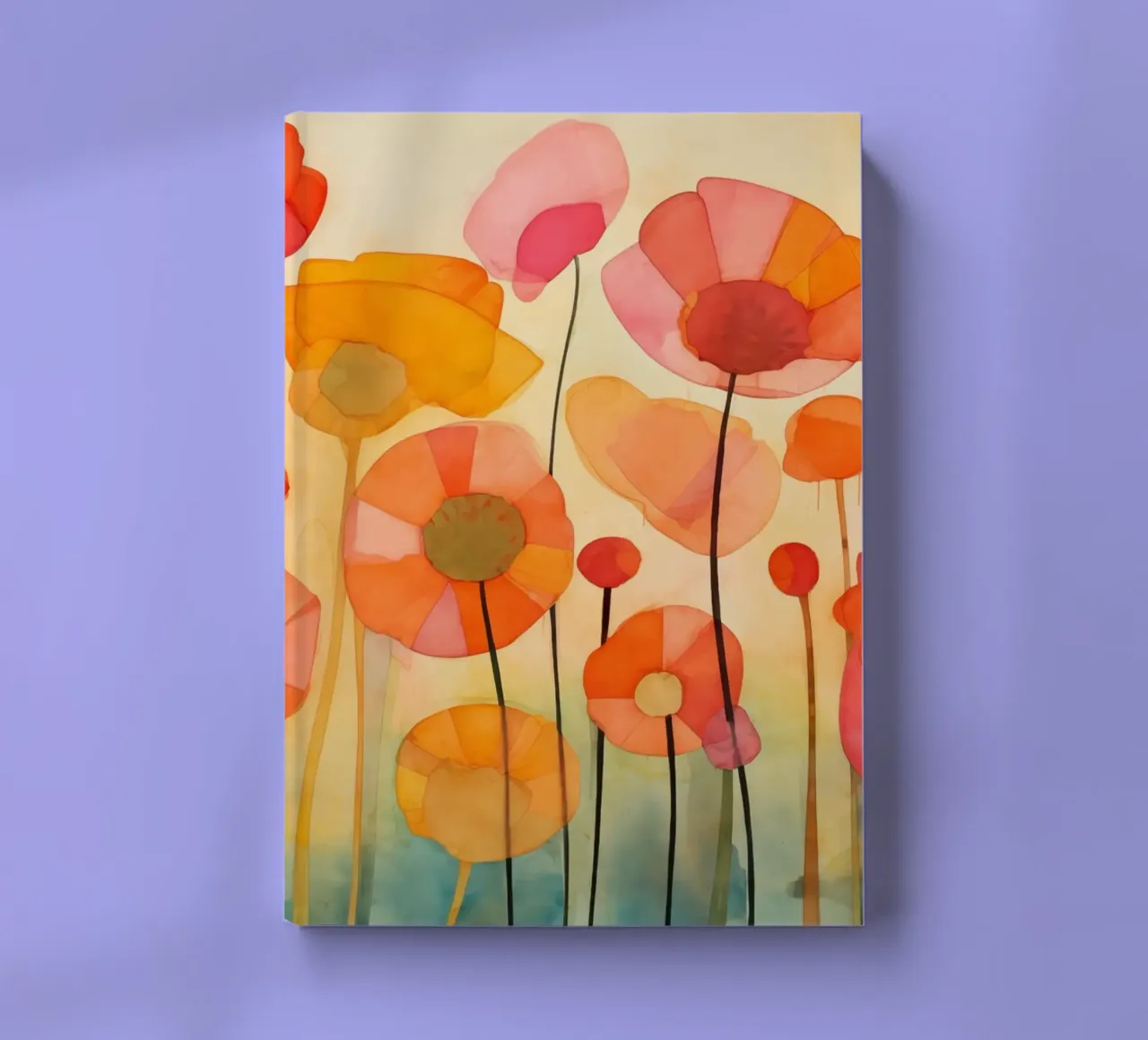 Klaprozen abstract notebook by Imagine