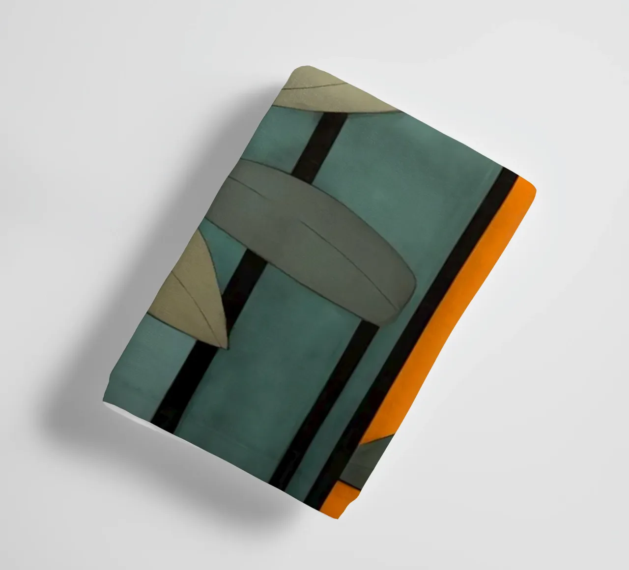 Abstract poppies towel by Imagine