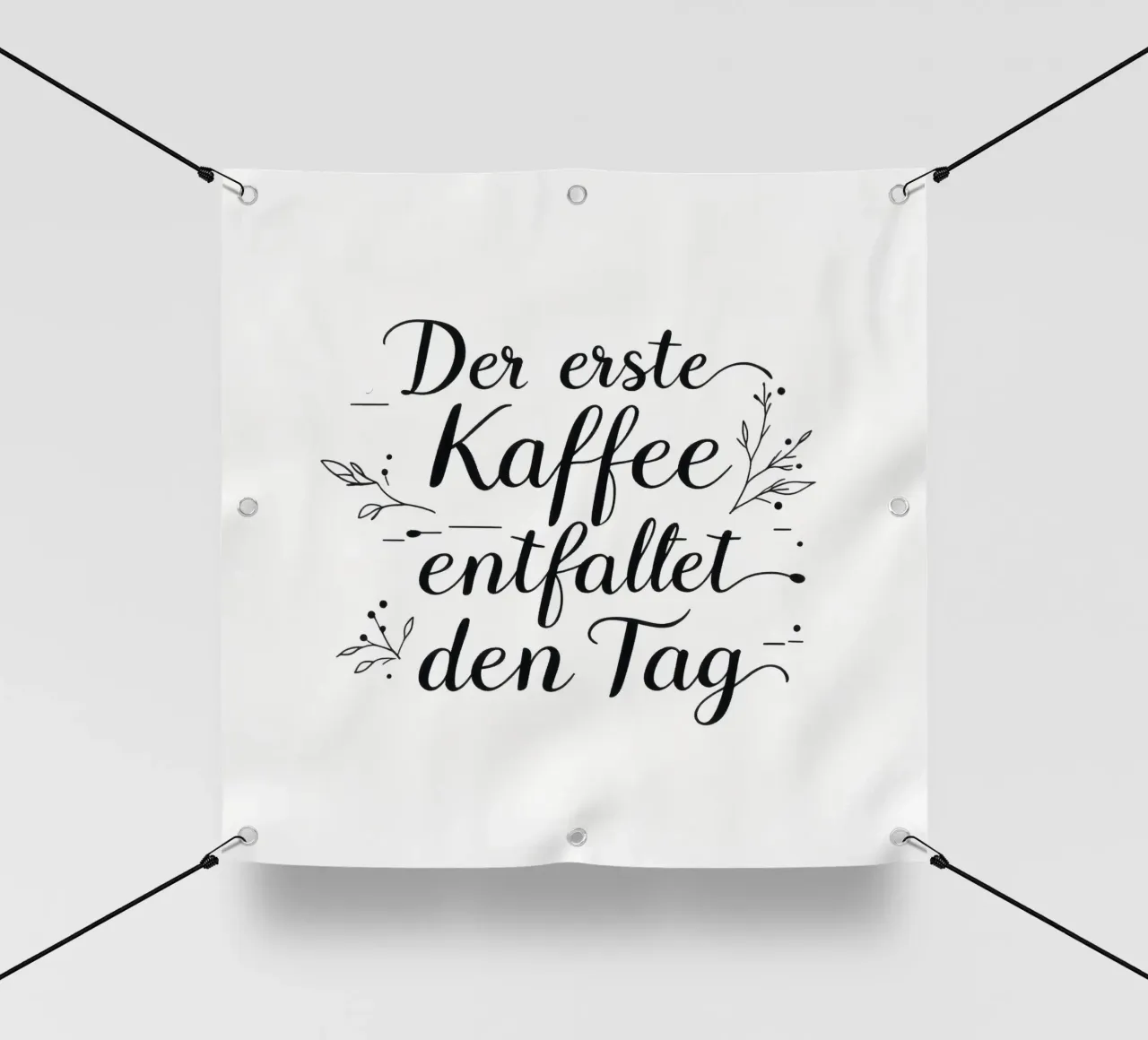 Entfaltet den Tag telo in pvc da Aphorismiker