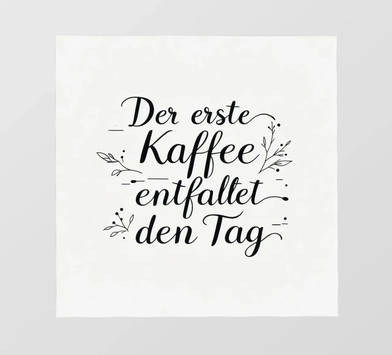 Entfaltet den Tag telo in pvc da Aphorismiker