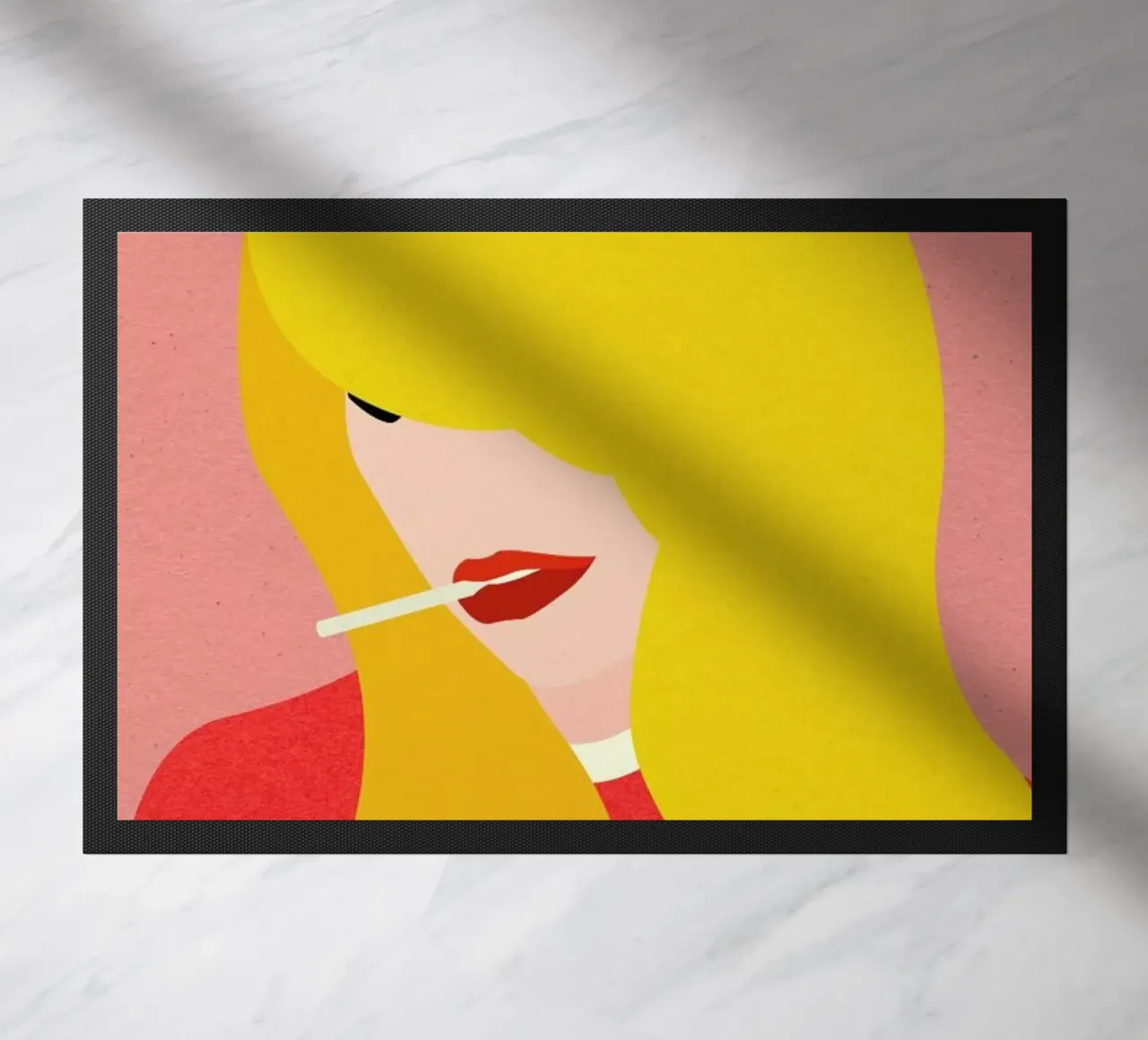 Brigitte doormat by Rosi Feist