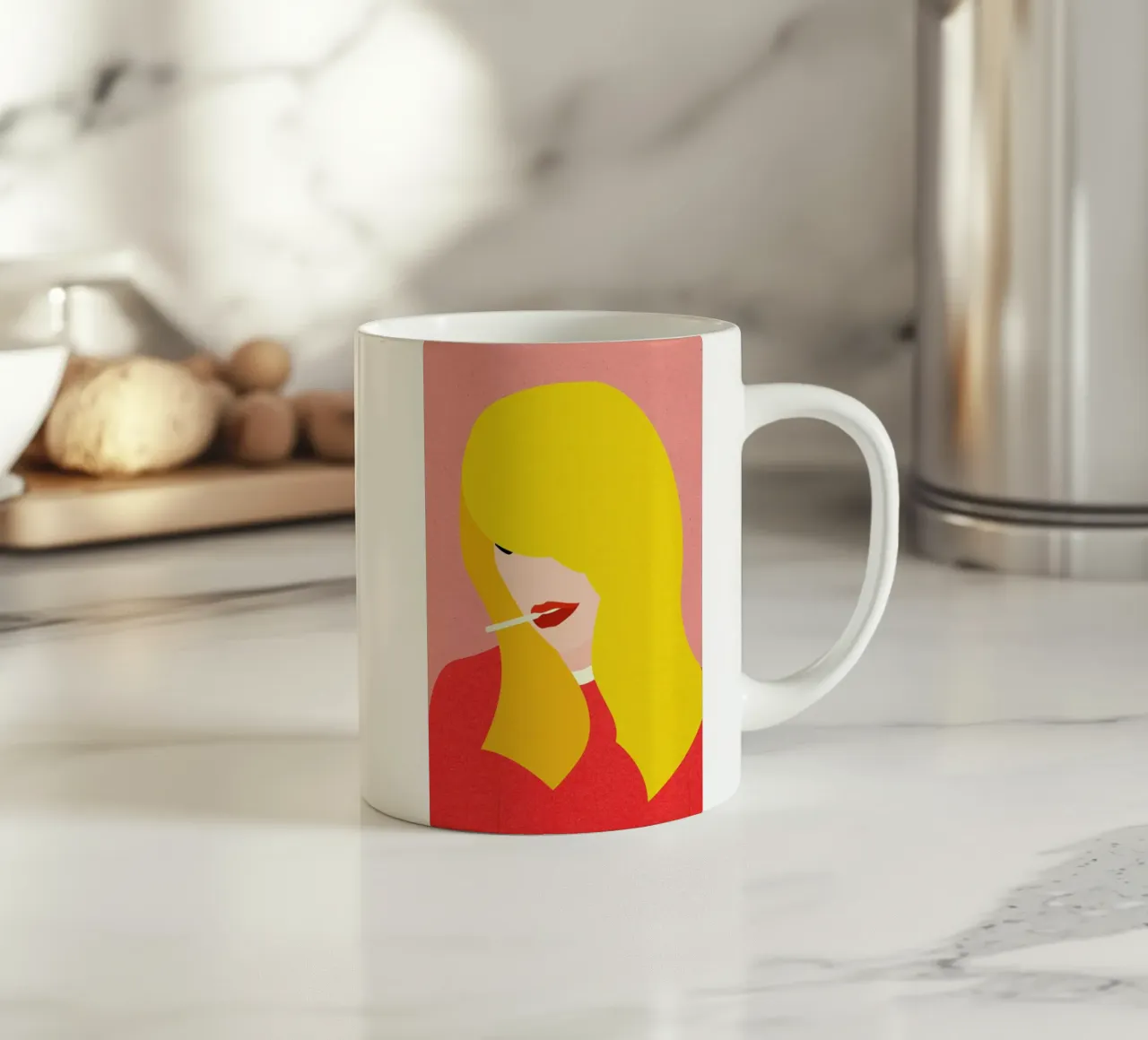 Brigitte tazza in ceramica da Rosi Feist