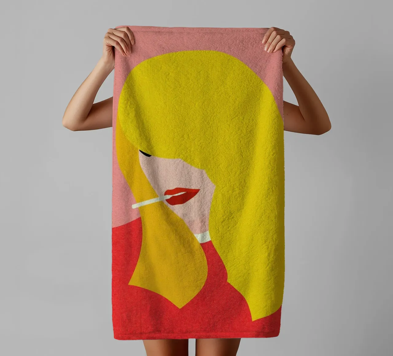 Brigitte towel by Rosi Feist