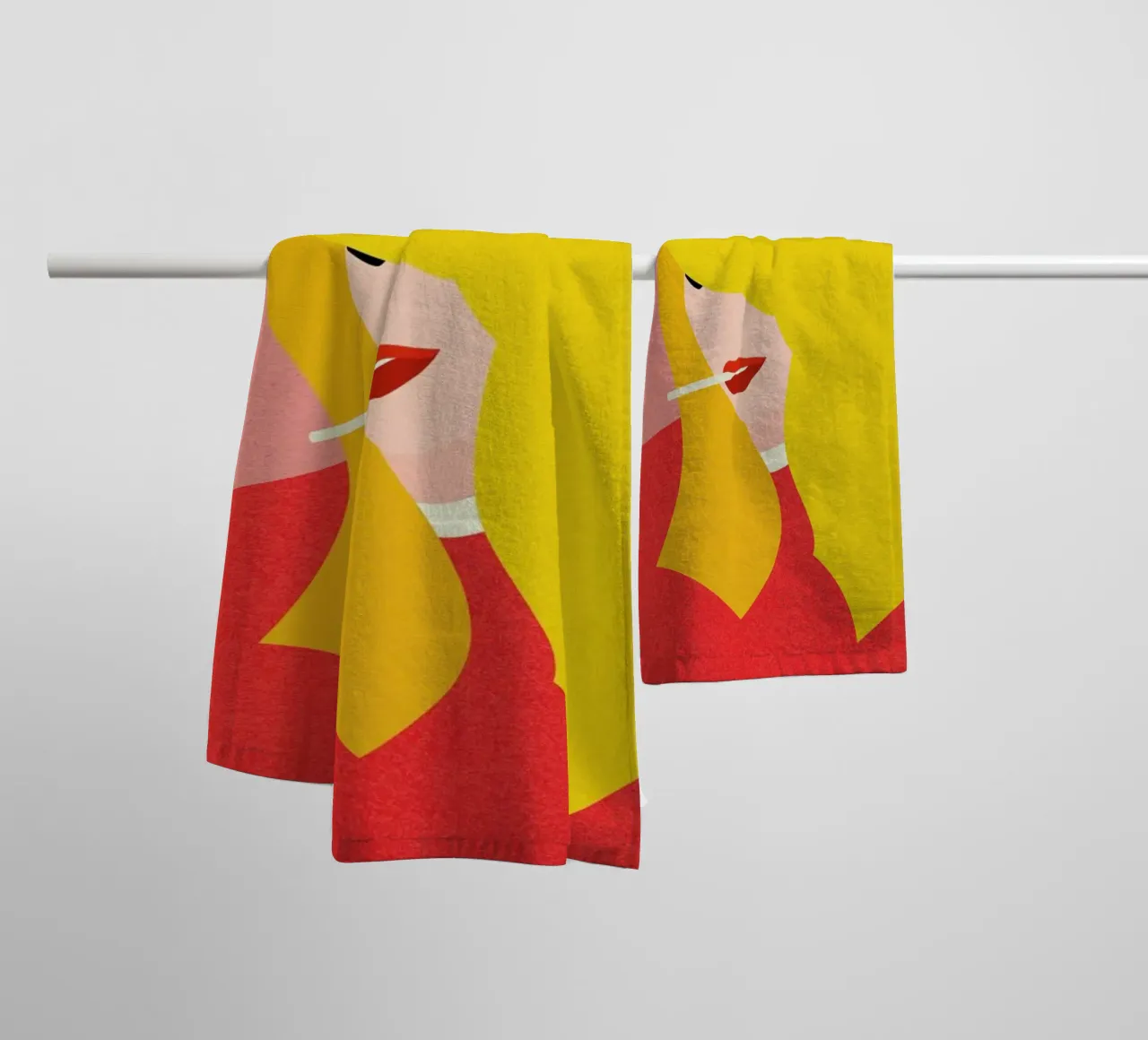 Brigitte badhanddoek van Rosi Feist