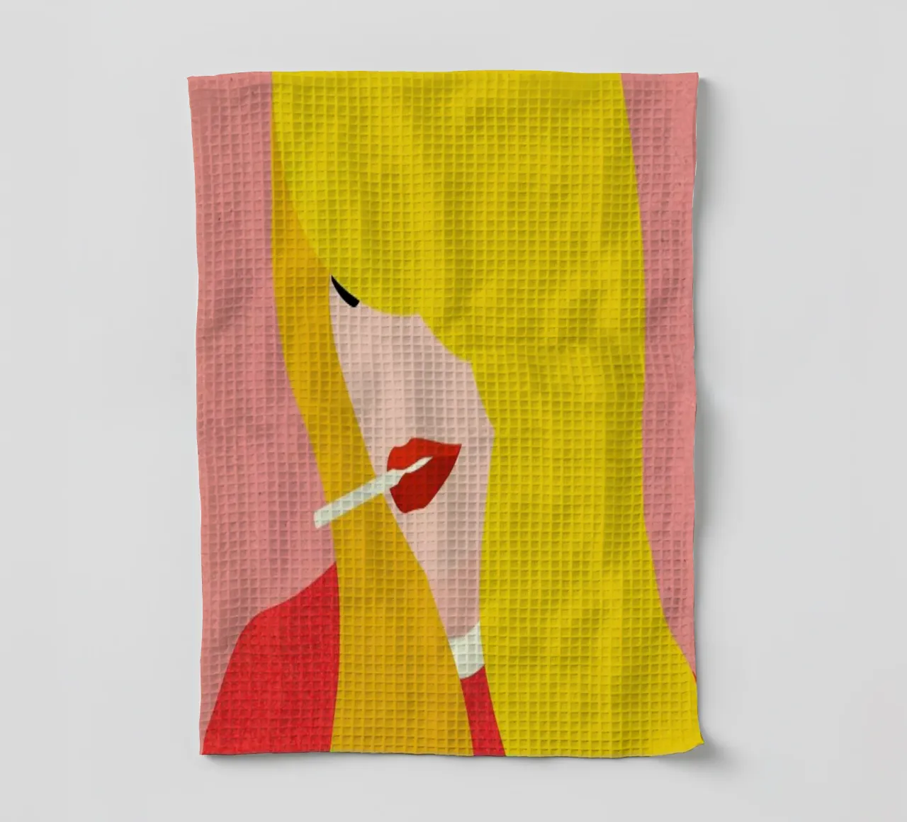 Brigitte tea towel by Rosi Feist