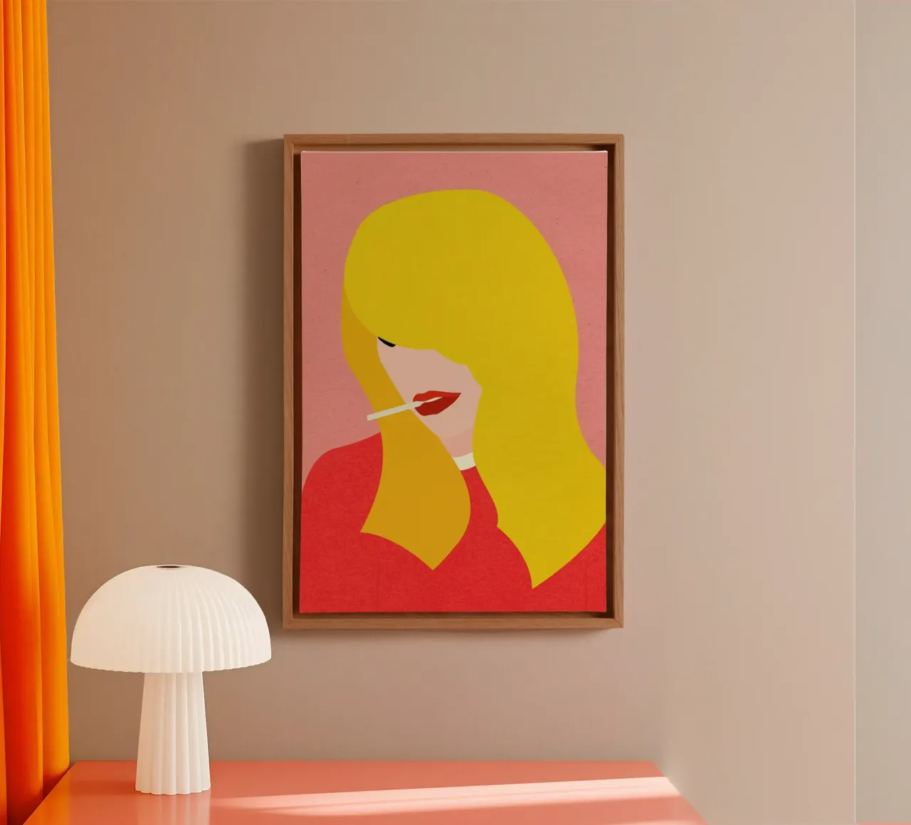 Brigitte canvas van Rosi Feist