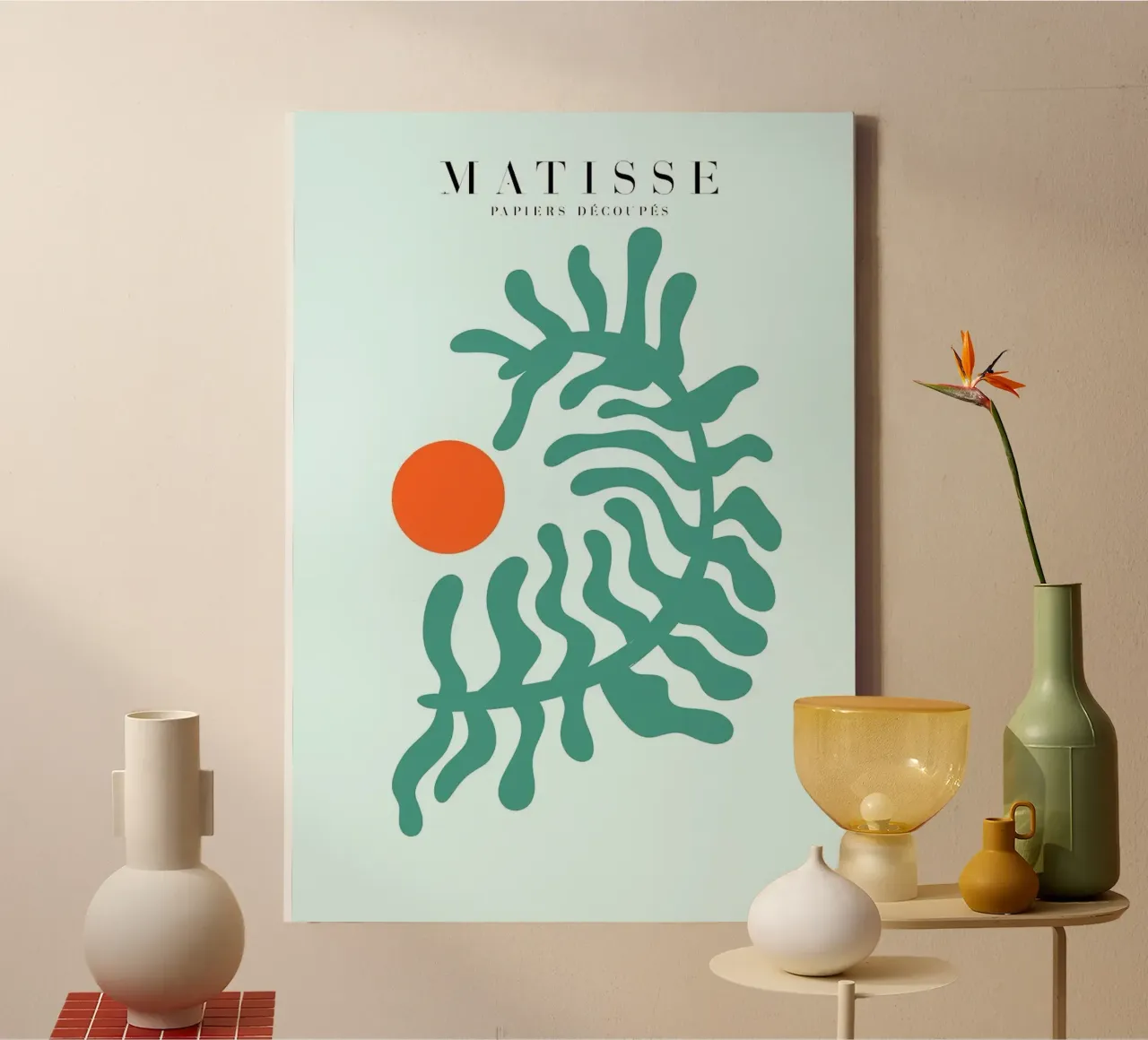abstract shapes canvas by Luke Yaeger