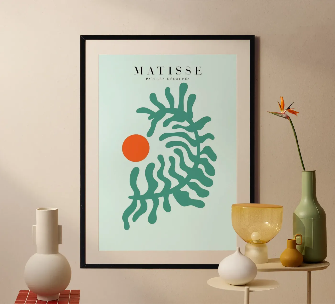 abstracte vormen poster van Luke Yaeger