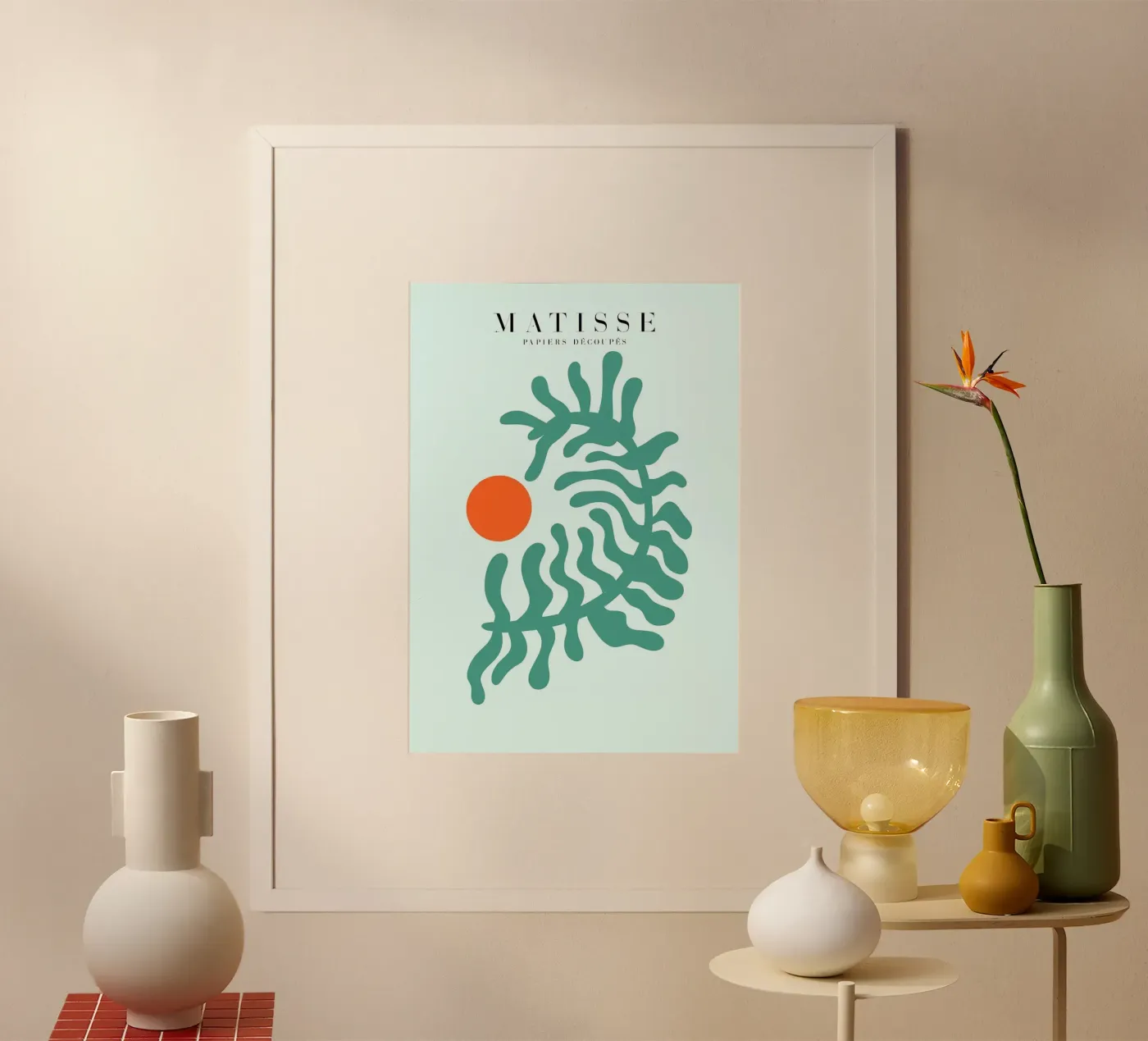 abstracte vormen poster van Luke Yaeger