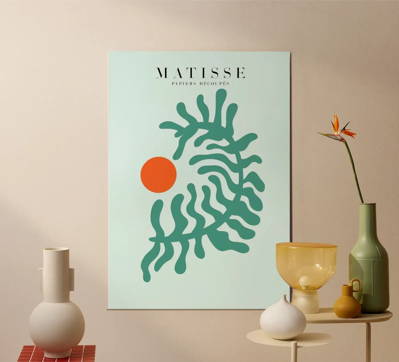 abstracte vormen poster van Luke Yaeger