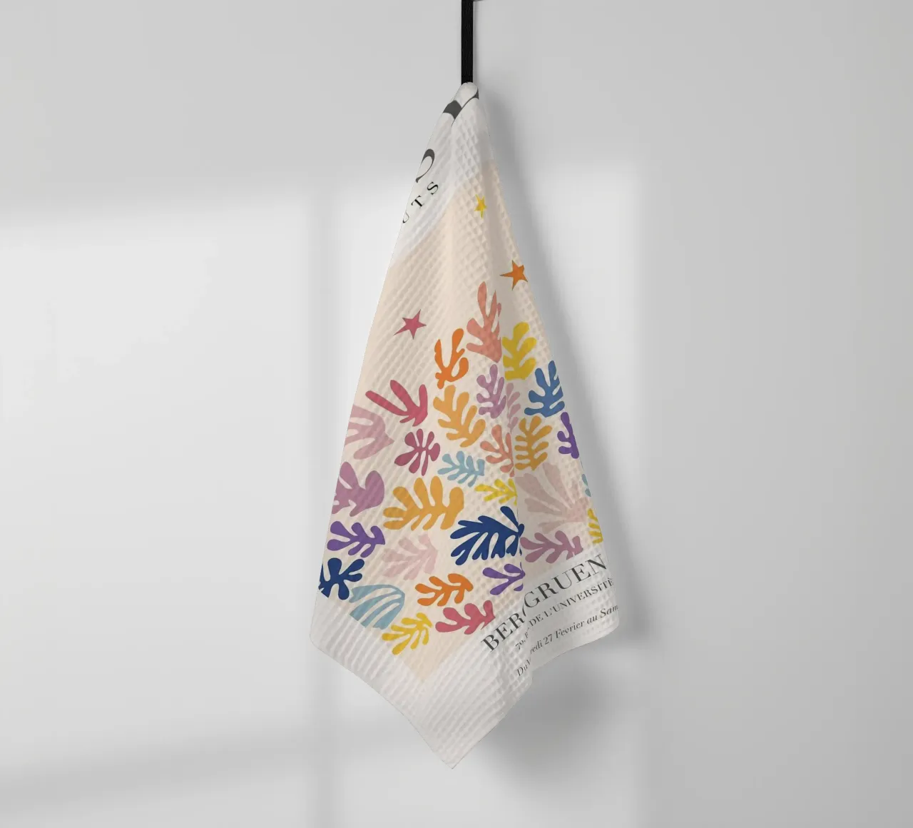 feuilles colorées à découper torchon de Luke Yaeger