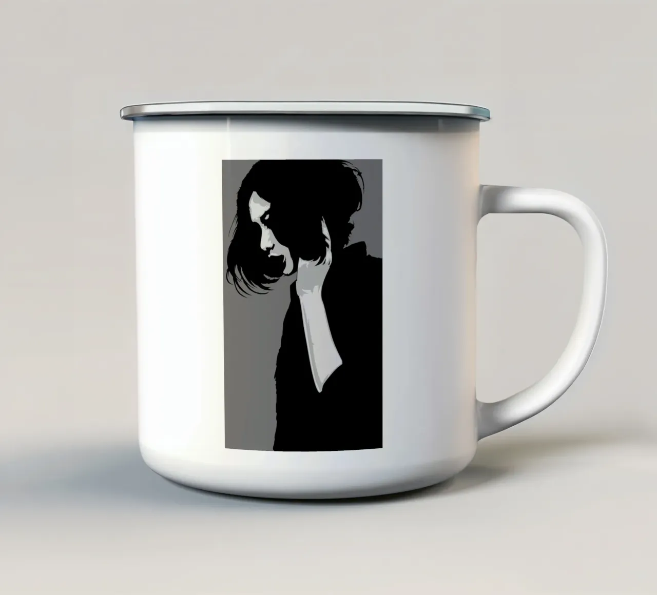 CV 02 enamel mug by Cranio Dsgn