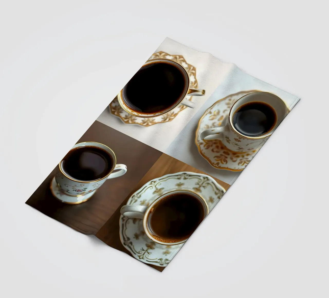 Erinnern Sie sich an Ihr Gefühl bei der ersten Tasse heute? Fleecedecke von Anita's Dream