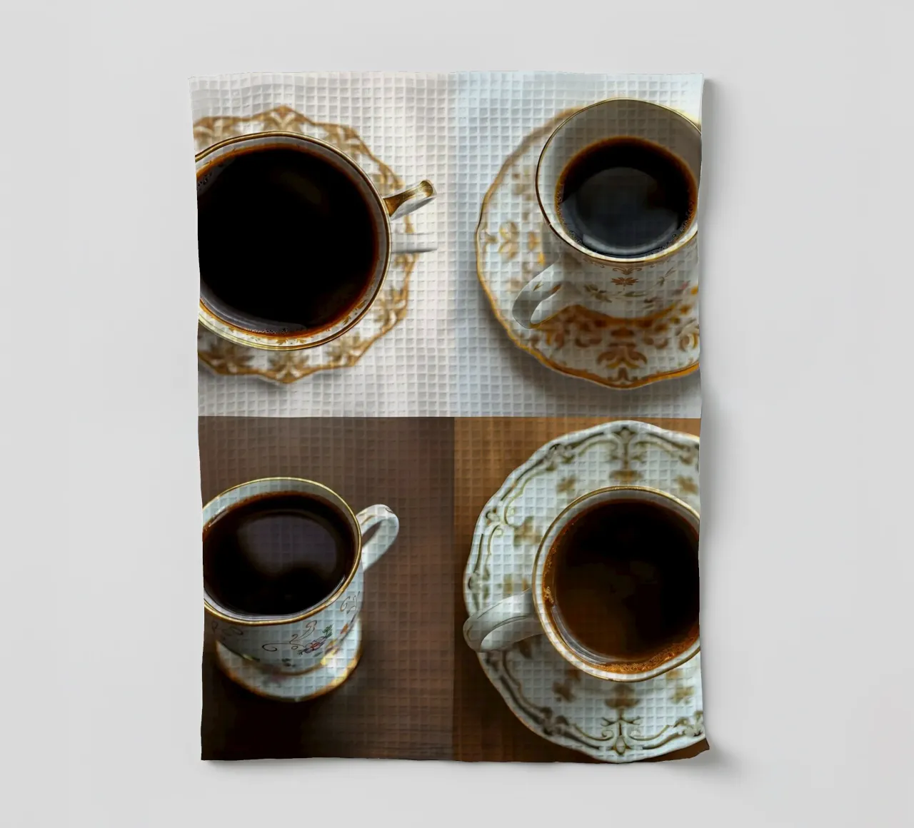 Erinnern Sie sich an Ihr Gefühl bei der ersten Tasse heute? Geschirrtuch von Anita's Dream