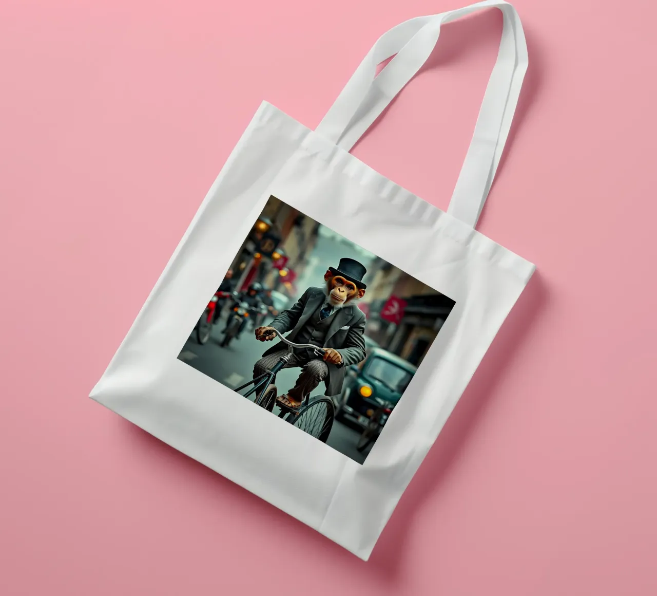 Dapper Monkey borsa in juta da Anita's Dream