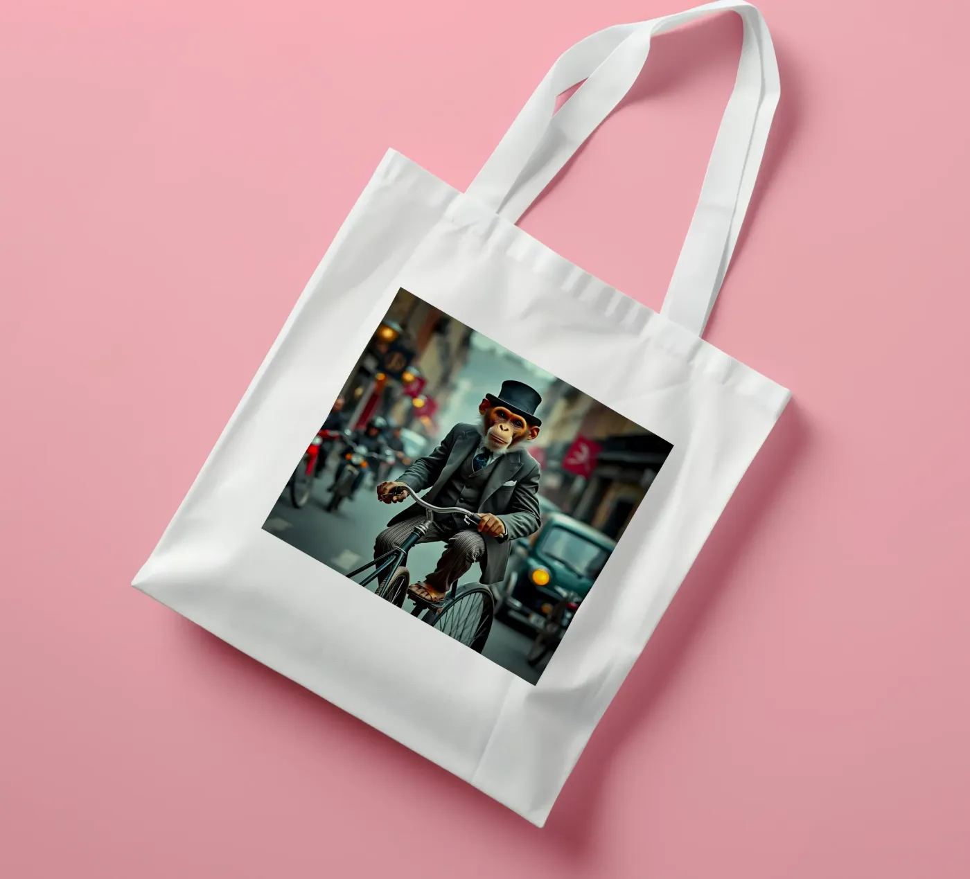 Dapper Monkey borsa in juta da Anita's Dream