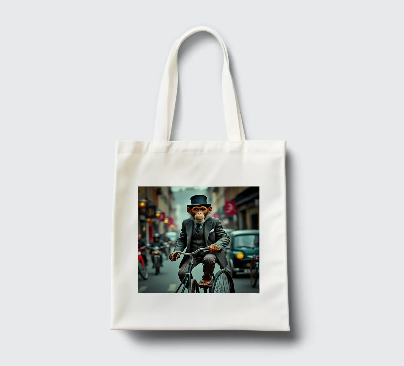 Dapper Monkey tote bag by Anita's Dream