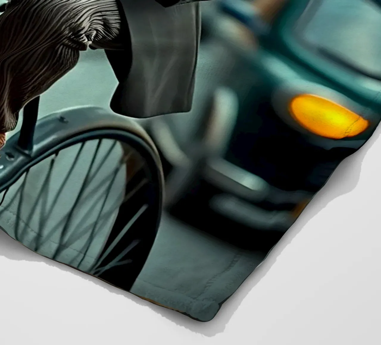 Dapper Monkey fleece blanket by Anita's Dream