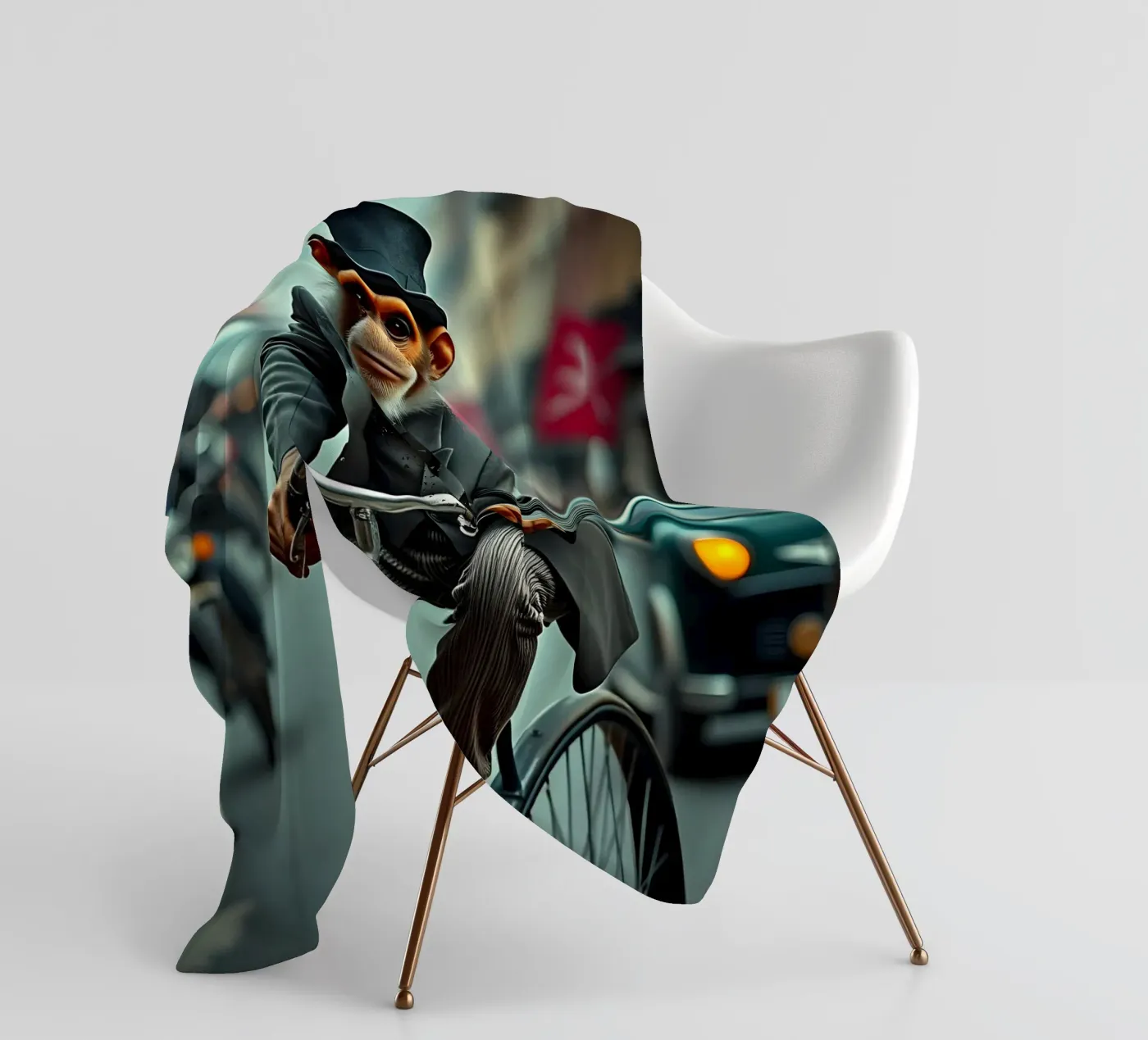 Dapper Monkey Fleecedecke von Anita's Dream